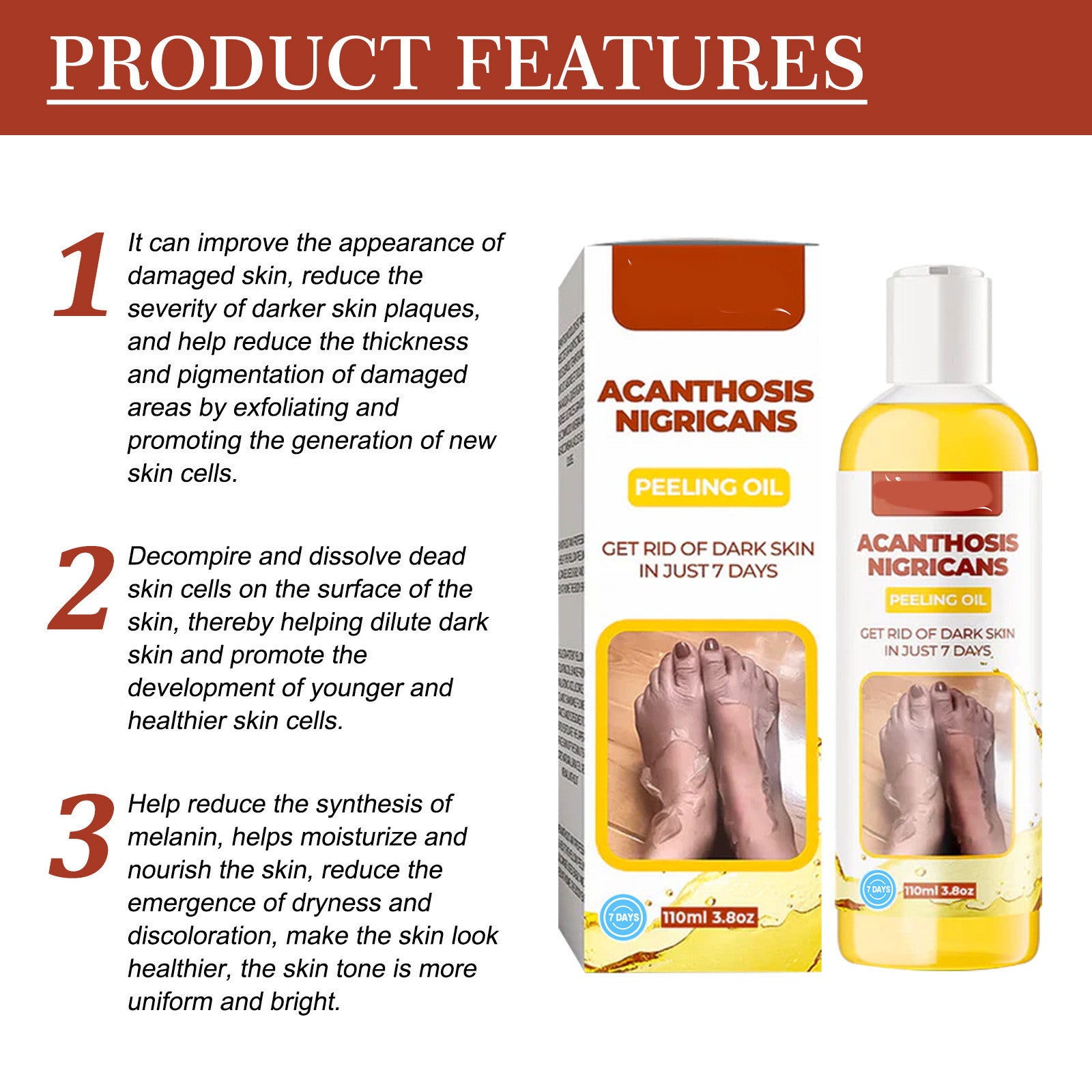 Acanthosis nigricans Cleansing Moisturizing And Skincare Oil