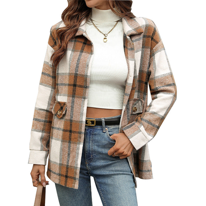Thickening Cardigan Outerwear Top Women